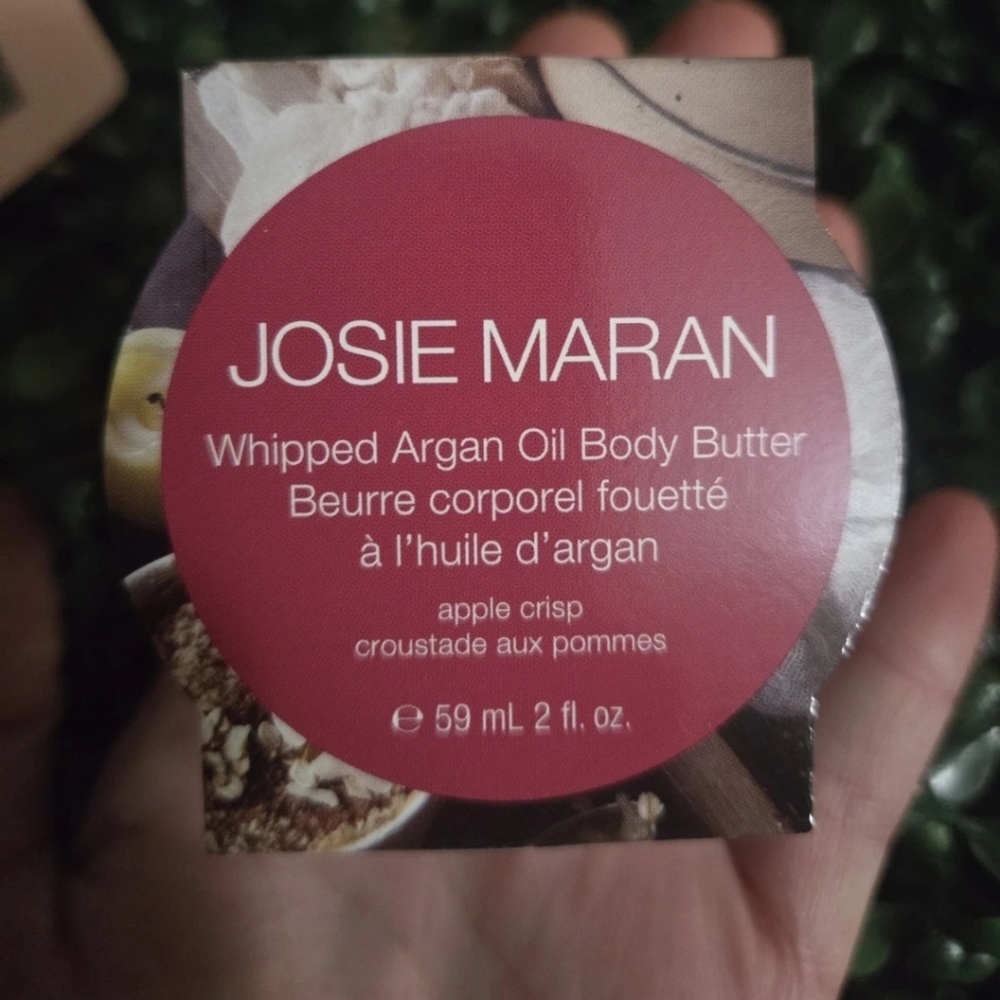 NIB Josie Maran Whipped Argan Oil Body Butter Apple Crisp 2oz